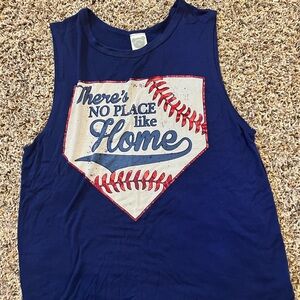 Women’s Tank size Small Baseball Navy